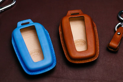 Leather Key Fob Cover For 2024 4runner 2 3 4 Buttons 2023 RAV4 Cross Camry 70 CHR Corolla RAV RAV150 Avalon Prado Prius Car Accessories