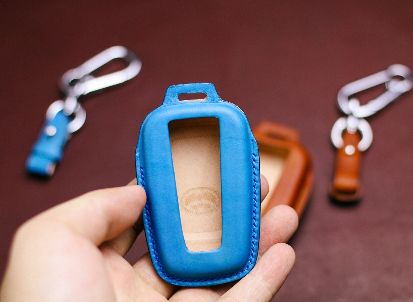 Leather Key Fob Cover For 2024 4runner 2 3 4 Buttons 2023 RAV4 Cross Camry 70 CHR Corolla RAV RAV150 Avalon Prado Prius Car Accessories