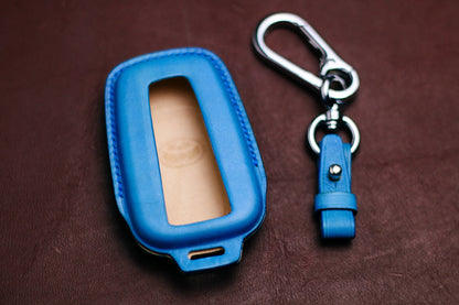 Leather Key Fob Cover For Toyotaa 2 3 4 Buttons RAV4 Cross Camry 70 CHR Corolla RAV RAV150 Avalon Prado Prius Car Accessories for Toyotaa