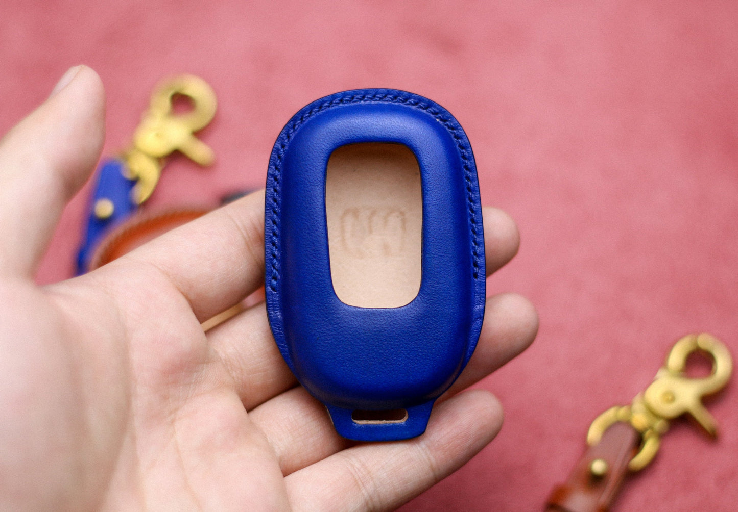 Leather Key Fob Cover For New Hondaa 2022 2023 Civic Accord 2024 Vezel CRV HRV 2022 2021 2023 Key fob Holder Accessories for Hondas