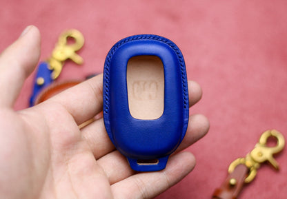 Leather Key Fob Cover For New Hondaa 2022 2023 Civic Accord 2024 Vezel CRV HRV 2022 2021 2023 Key fob Holder Accessories for Hondas