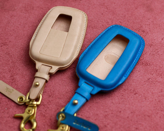 Leather Key Fob Cover For RAV4 Cross 2 3 4 Buttons Key Camry 70 CHR Corolla RAV RAV150 Avalon Prado Prius Car Accessories for Rav4
