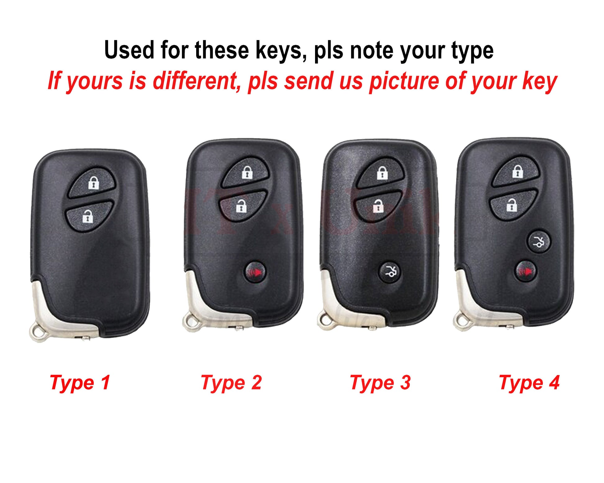 Leather key fob cover for Lexusss GX400 GX460 CT200 ES250 ES350 NX200 NX200t GS430 GS300 IS350 IS250 RX350 RX450 Car Accessories for Lexusss