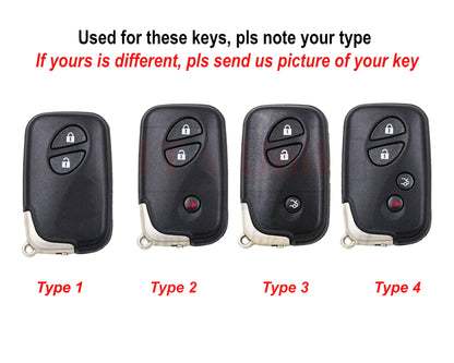 Leather key fob cover for Lexusss GX400 GX460 CT200 ES250 ES350 NX200 NX200t GS430 GS300 IS350 IS250 RX350 RX450 Car Accessories for Lexusss