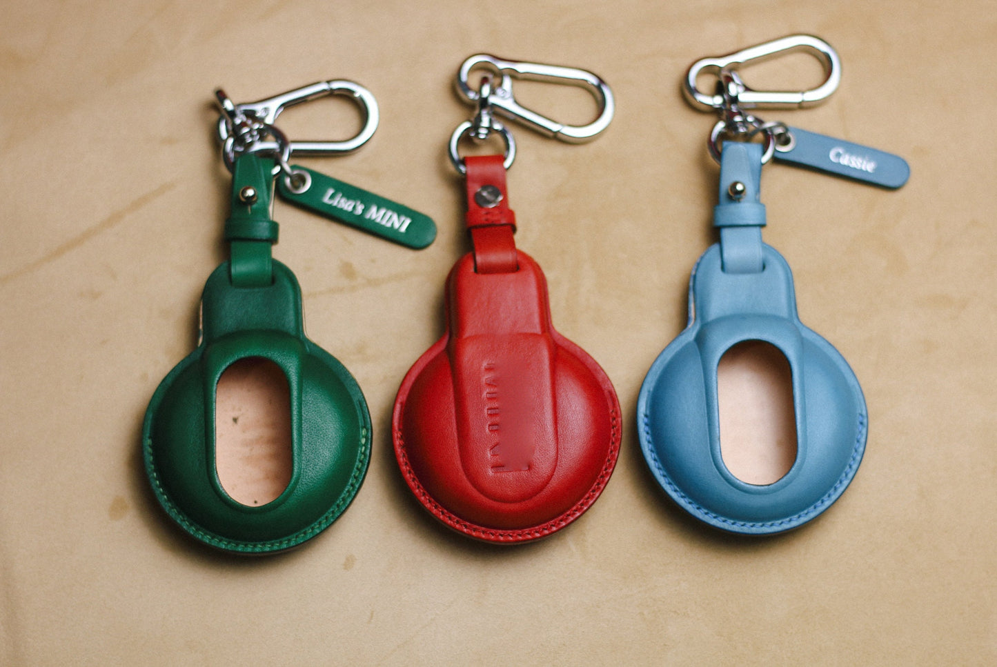 Mini Key Fob Cover Countryman Holder, Handmade Car Key Case, Custom Key Case Italian Veg-Tanned Leather, Mini Key Fob Case Mini F Series