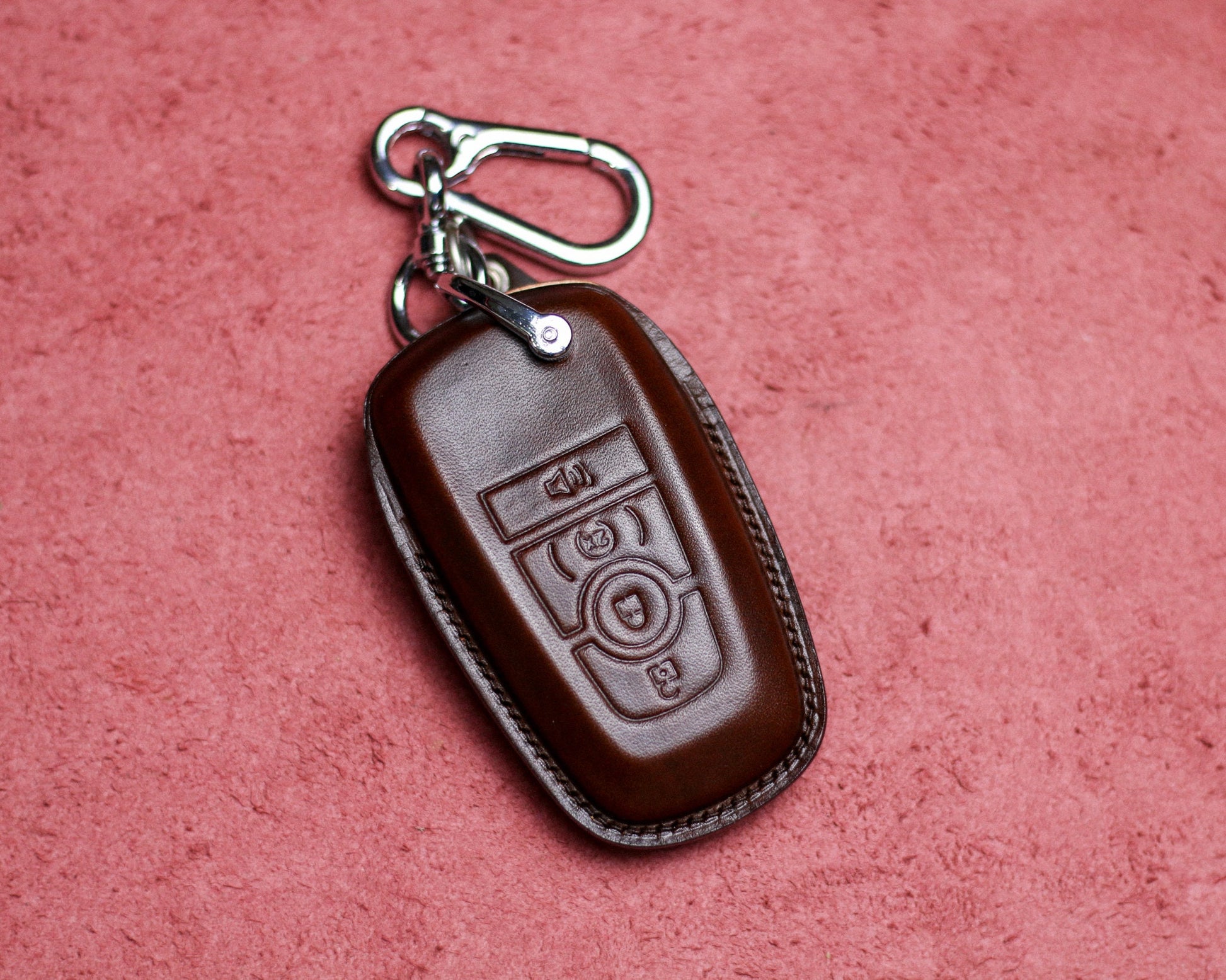 Leather Key Fob Cover For Bronco Raptor F150 F250 F350 Expedition 2020 Ranger Tremor 2022 2023 Maverick Car Accessories For Bronco Raptor