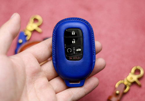 Leather Key Fob Cover For New Hondaa 2022 2023 Civic Accord 2024 Vezel CRV HRV 2022 2021 2023 Key fob Holder Accessories for Hondas