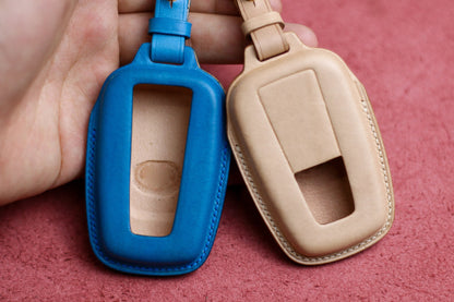 Leather Key Fob Cover For RAV4 Cross 2 3 4 Buttons Key Camry 70 CHR Corolla RAV RAV150 Avalon Prado Prius Car Accessories for Rav4