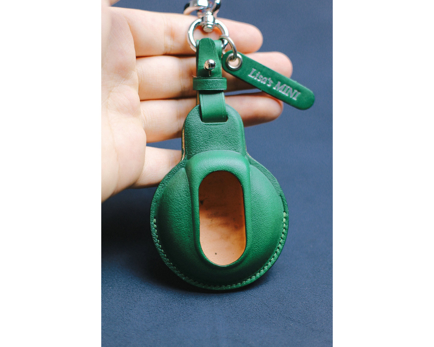 Mini Key Fob Cover Countryman Holder, Handmade Car Key Case, Custom Key Case Italian Veg-Tanned Leather, Mini Key Fob Case Mini F Series