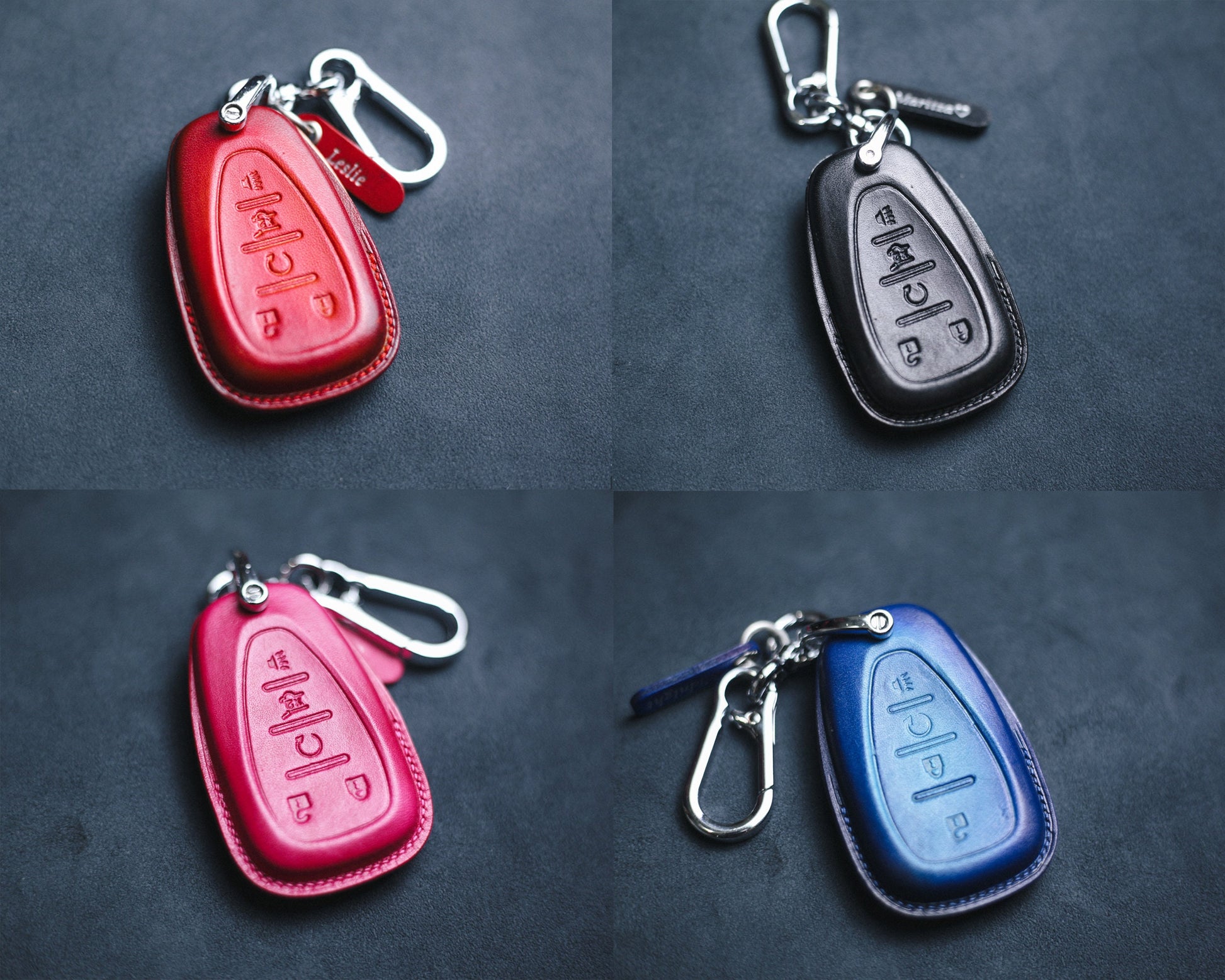 Leather Key Fob Cover Chevy Key Case Chevy Cruze Spark Camaro Equinox Malibu Blazer Volt Fob Cover Keyless Remote Keychain Holder Pouch
