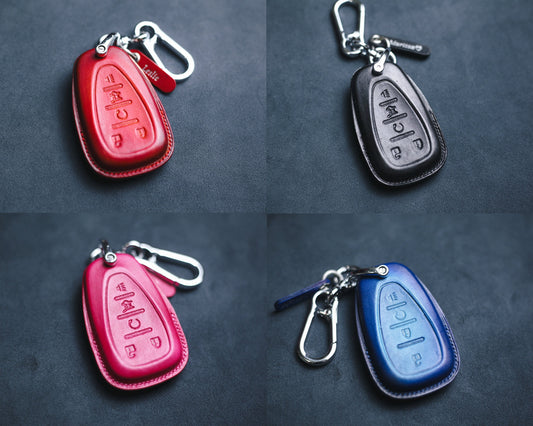 Leather Key Fob Cover Chevy Key Case Chevy Cruze Spark Camaro Equinox Malibu Blazer Volt Fob Cover Keyless Remote Keychain Holder Pouch