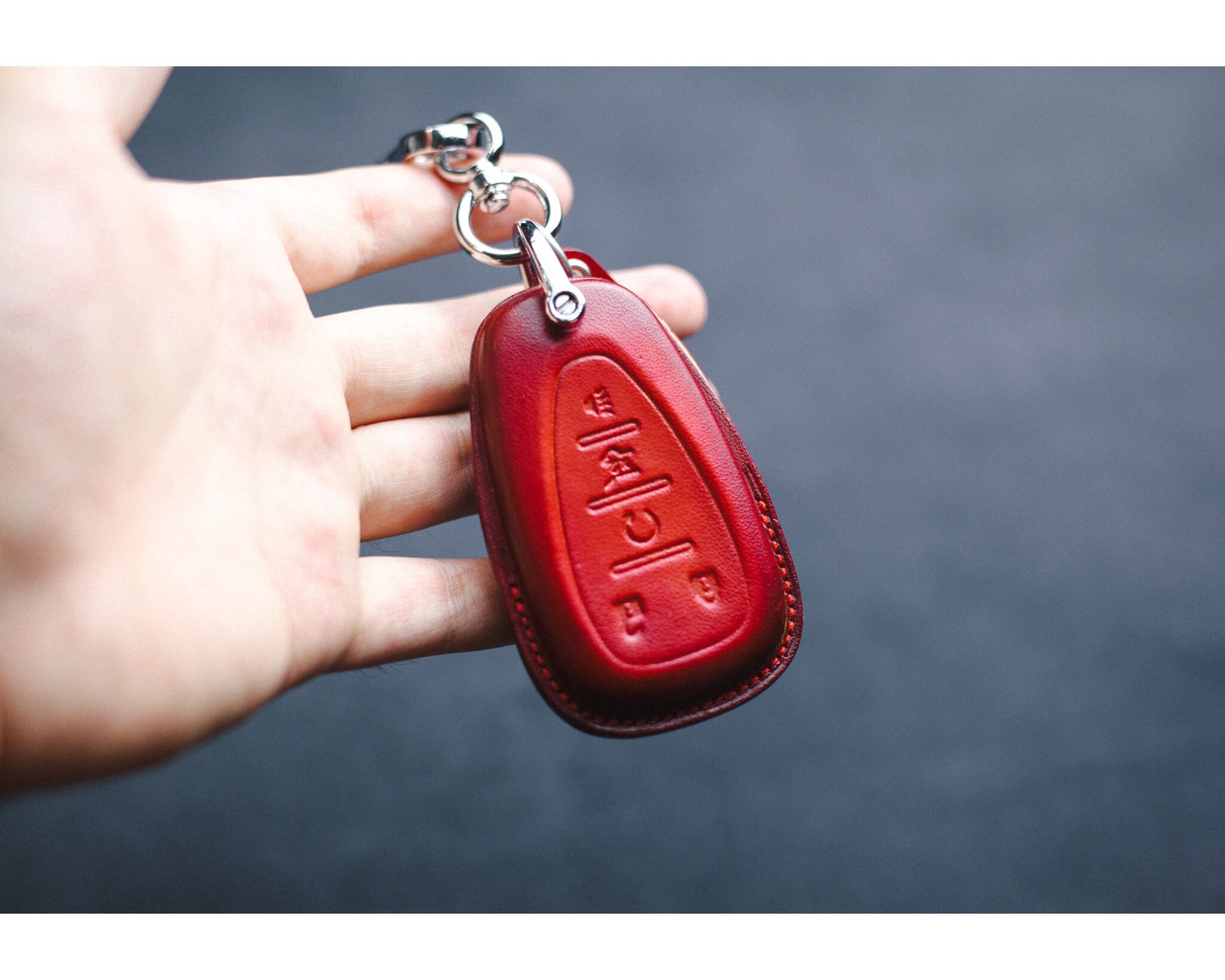Leather Key Fob Cover Chevy Key Case Chevy Cruze Spark Camaro Equinox Malibu Blazer Volt Fob Cover Keyless Remote Keychain Holder Pouch