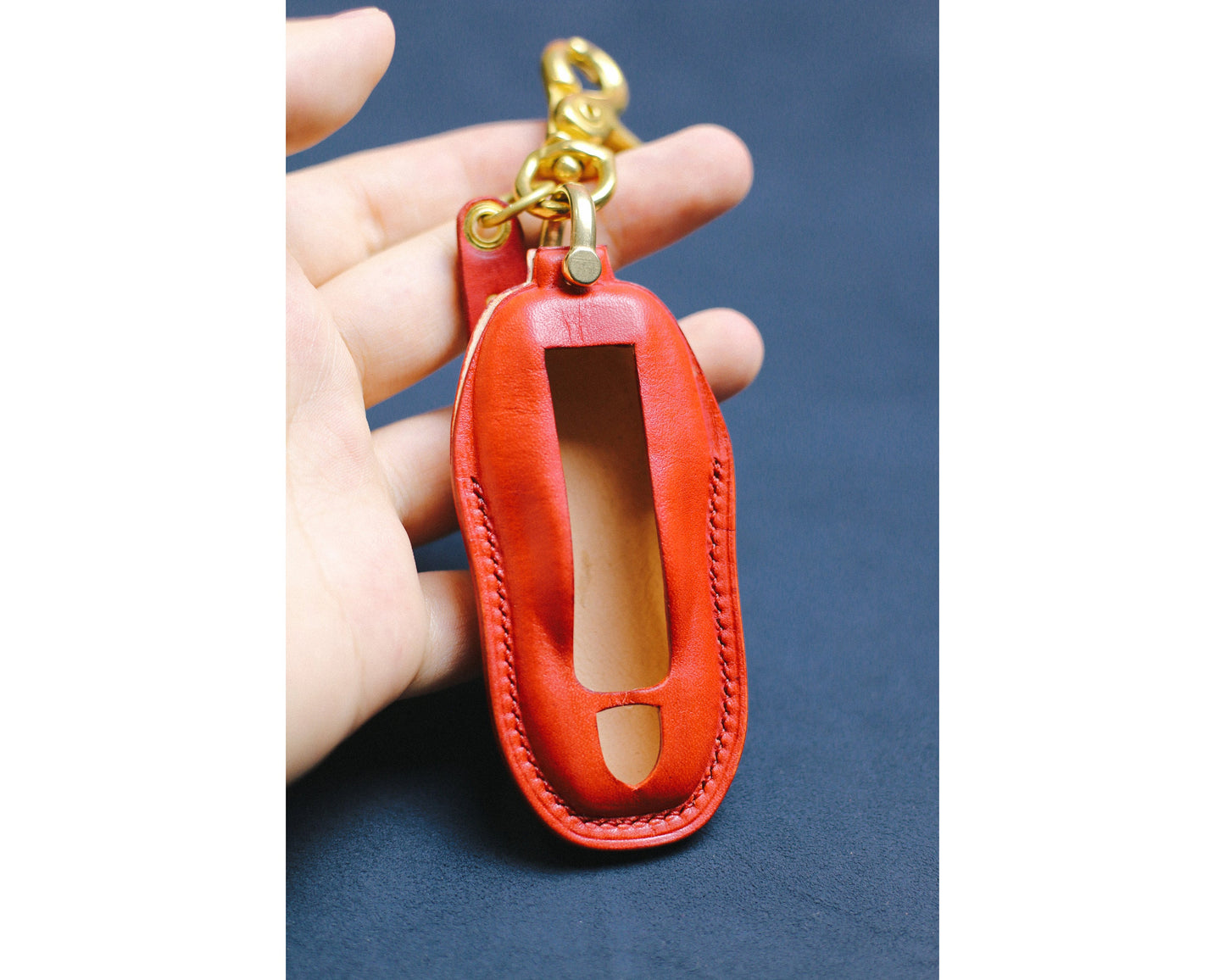 Taycan Cayman Key Fob Cover Leather Case Porsches Key Case Cayenne 92s Panamera 970 971 Carrera 911 991 996 Macan 918 Spyder 718 Smart Key