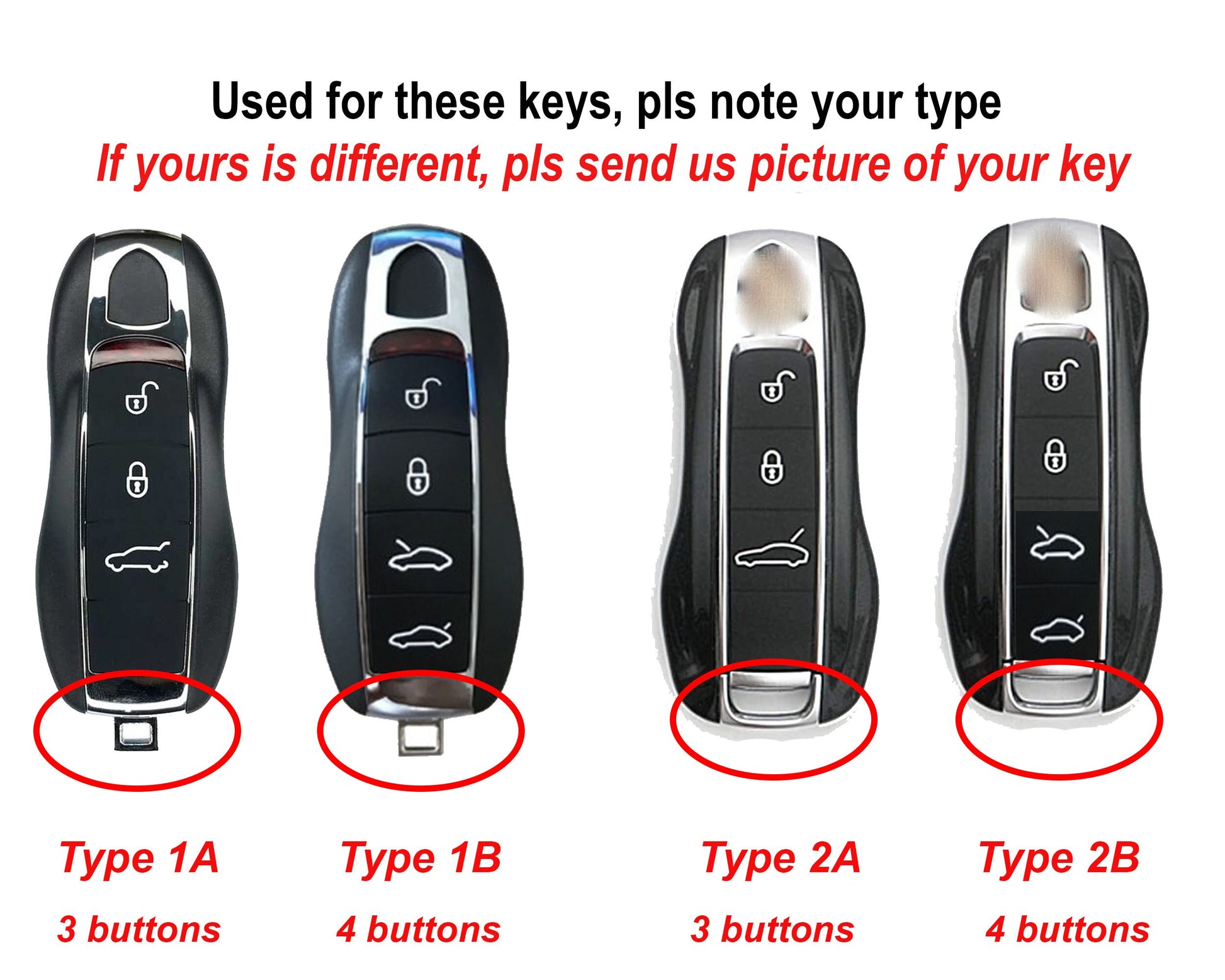 Cayenne Key Fob Cover Case Porschee 3 4 Buttons Panamera 970 971 Carrera 911 991 Taycan Cayman 996 997 Macan 918 Spyder 718 Boxster Holder