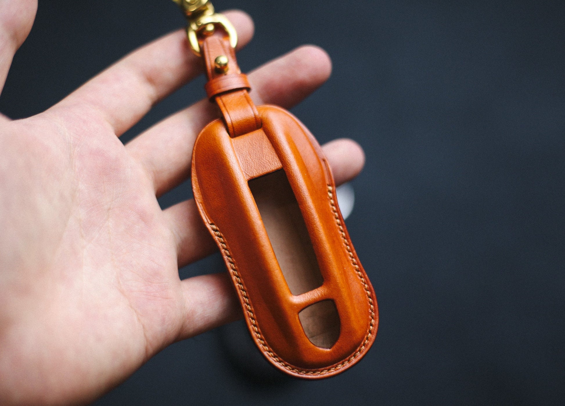 Fob Cover Porsches Leather Key Fob Cover Case Cayenne Panamera 971 Carrera Coupe Taycan Macan Cayman Porschee Keyhain Keyring Remote Holder