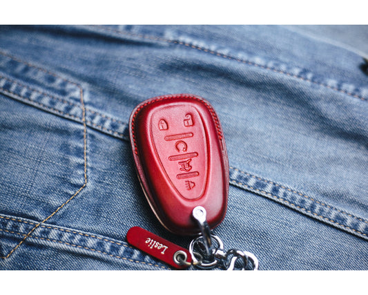 Full Color And Types For Chevy 3 4 5 Buttons Key Fob Cover Case Cruze Spark Camaro Equinox Malibu Leather Remote Car Accessories