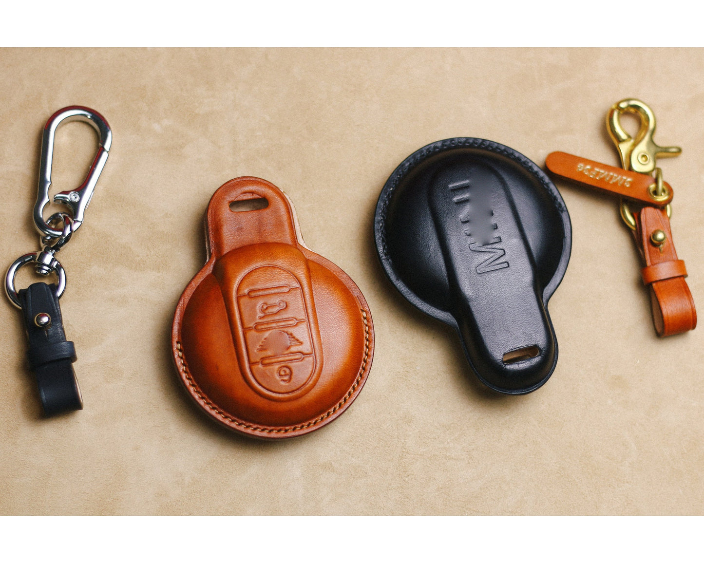 Colorful Cute Key Fob Cover Case Mini Clubman Hardtop Hatchback Countryman F54 F55 F56 F57 F60 Paceman One Jcw Keyless Fob Cover Case