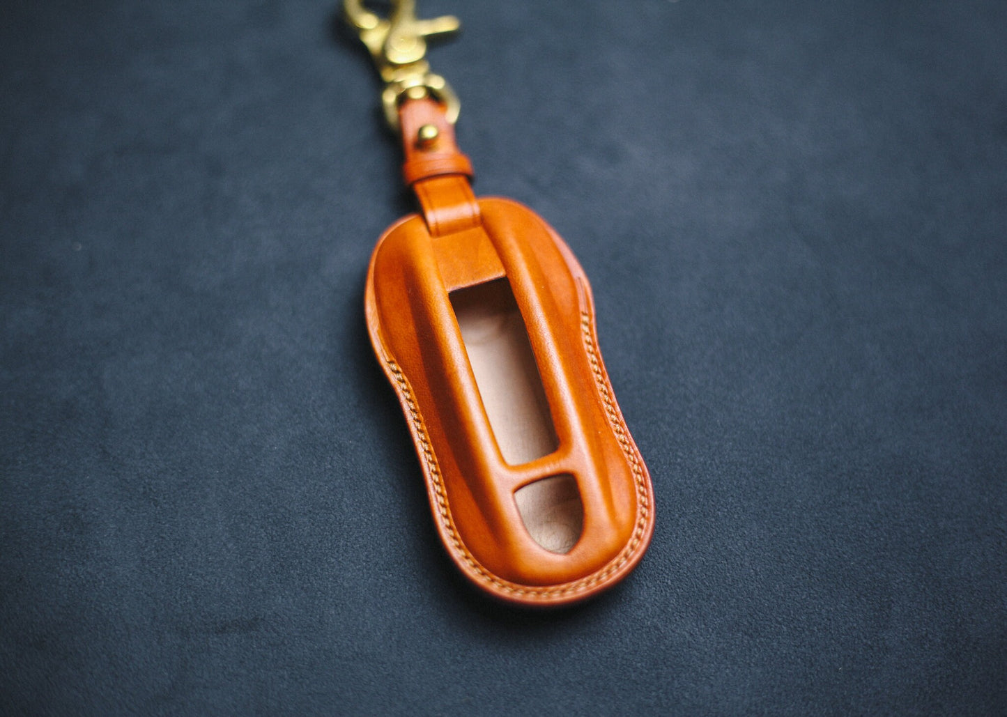 Fob Cover Porsches Leather Key Fob Cover Case Cayenne Panamera 971 Carrera Coupe Taycan Macan Cayman Porschee Keyhain Keyring Remote Holder