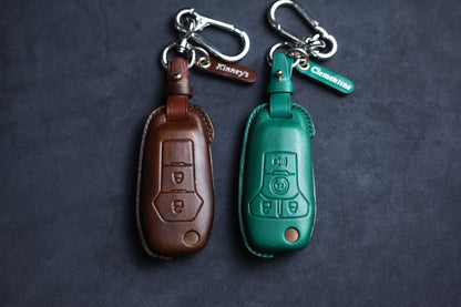 Key Cover 2015 Bronco Key Fob Cover Case 2013 Fusion Edge Explorer Ranger Maverick F250 F350 Keyless Remote Shell F150 Flip Key Fob Holder