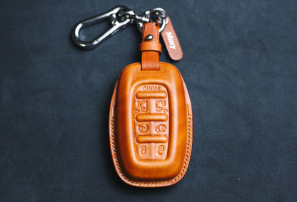 Fob Cover For Chryslerr Pacifica 2017 2018 2019 2020 Voyager 2021 Proximity Smart Remote Key Fob Case Cover Keyless Holder Keychain Holsters