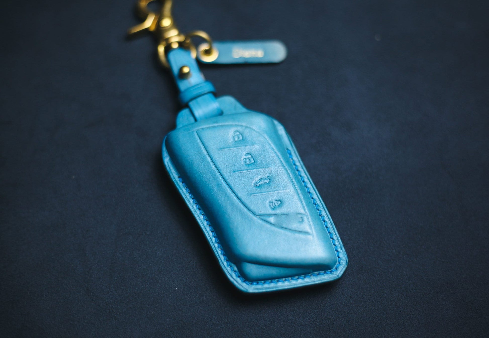 Cover Lexuss Nx Gx Ls Lc Ux Es Lx 600 LC 500 LS 500 LS 600 Ux 200 Es 350 Rx 350 570 Leather Key Fob Cover Case Keychain Remote Fob Holder