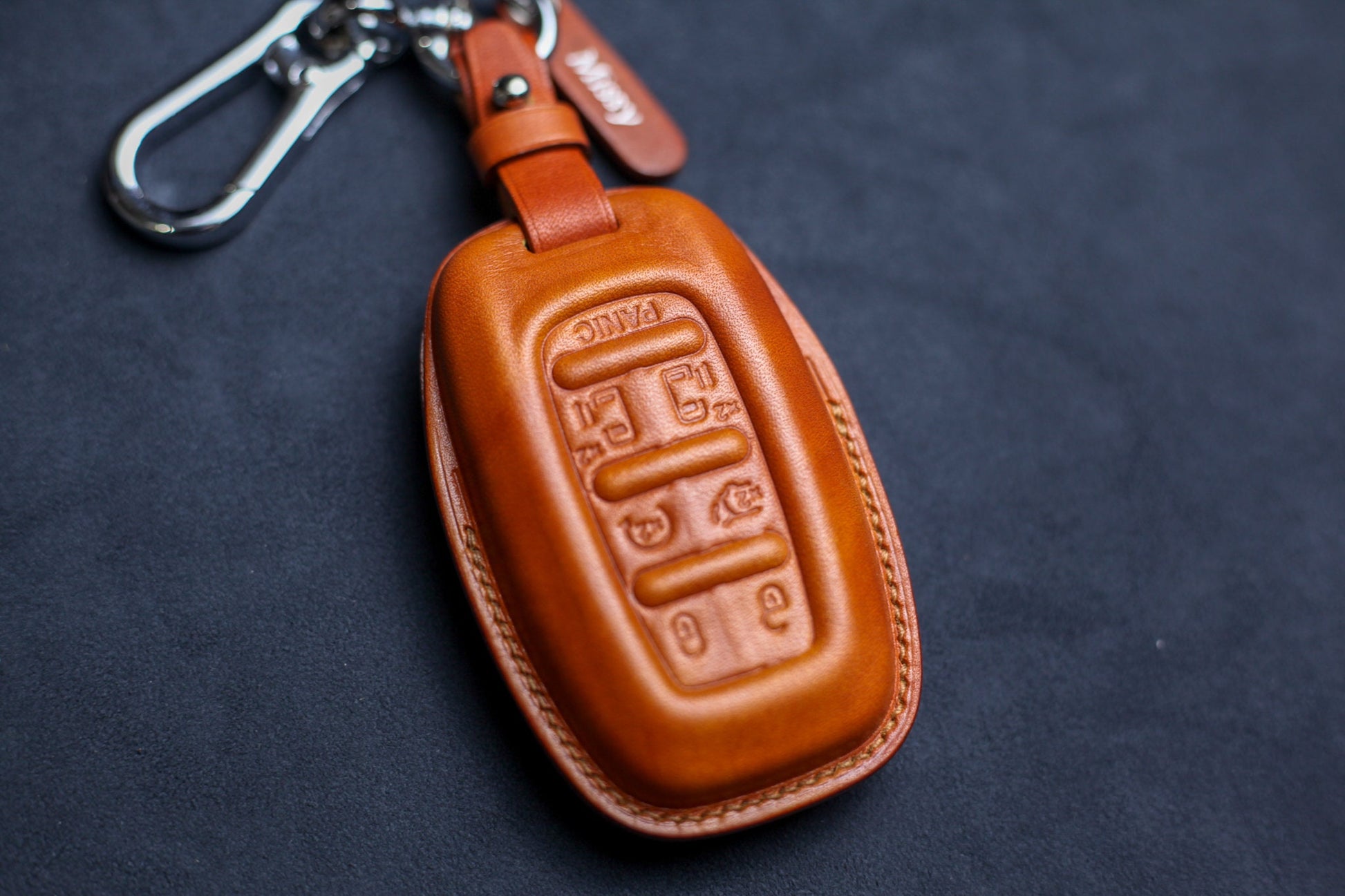 3/4/5/6/7 Buttons Chryslerr Key Fob Cover Pacifica 2017 2018 2019 2020 Voyager 2021 2022 2023 Leather Case Holsters Chryslerr Accessories