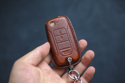 Cover For 2019 2020 Renegade Flip Key Wrangler Gladiator Rubicon Remote Case Fiatt 500X Dodgee Grand Cherokee Ramm Wagoneer Accessories