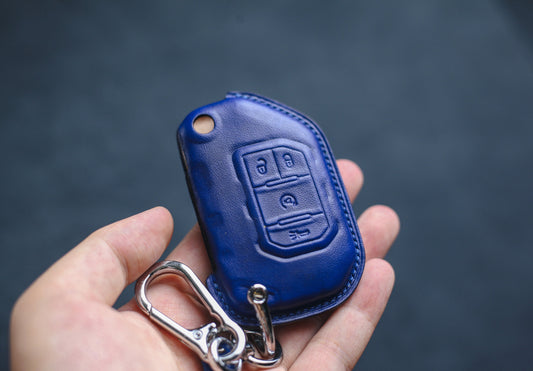 Wrangler 3 4 5 Buttons Key Fob Cover For Gladiator Fob Case For Wrangler JL Jlu Jt Gladiator Rubicon Sahara Keyring Remote Christmas Gift