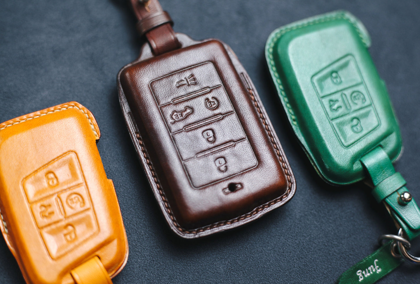 Cute Pinky Holster For Wagoneer 2021 2022 2023 Leather Key Fob Cover Dodgee Wrangler Ramm Grand Cherokee L Renegade 2017 2018 Rubicon Sahara