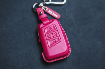 Key Fob Cover For 2022 Golf 7 MK7 Polo Bora Tiguan Jetta Beetle Caddy Eos GTI Touareg Passat Teramont Leather Key Fob Case Remote Holder