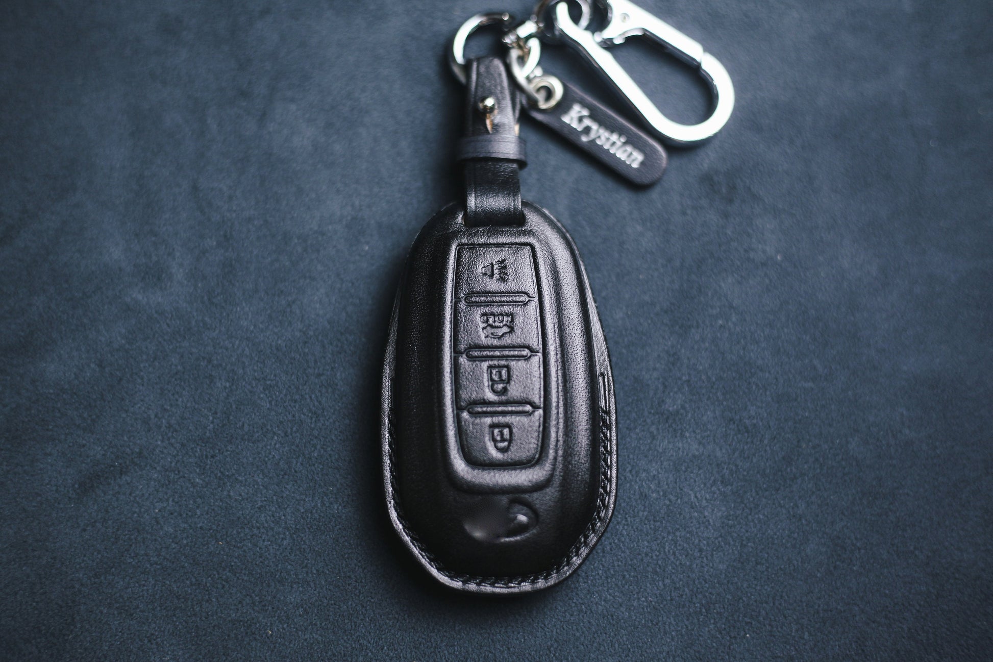 Leather Cover For Infinitii QX Q Key Fob Case Infinitii QX60 Q50 Q60 Q70 QX55 JX35 QX50 QX80 2021 2022 Infinitii Keychain Remote Holder