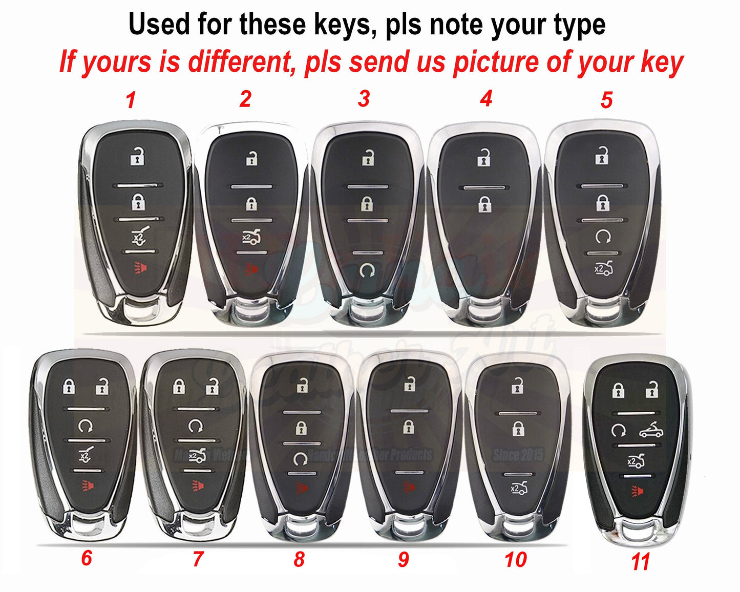 Cover For Cute Chevy Key Fob 2019 Traverse Trailblazer 2020 Trax Cruze Volt Bolt Camaro Equinox Spark Malibu 2021 BLAZER Remote Keychain