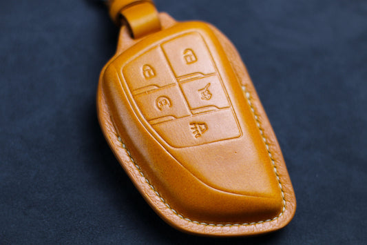 For 2022 G-m-c Humme Ev Key Fob Cover Case 2021 2022 2023 Hummeer SUV Pickup ev Truck Keyless Remote Holder Custom Stamp Hummeer Emblem