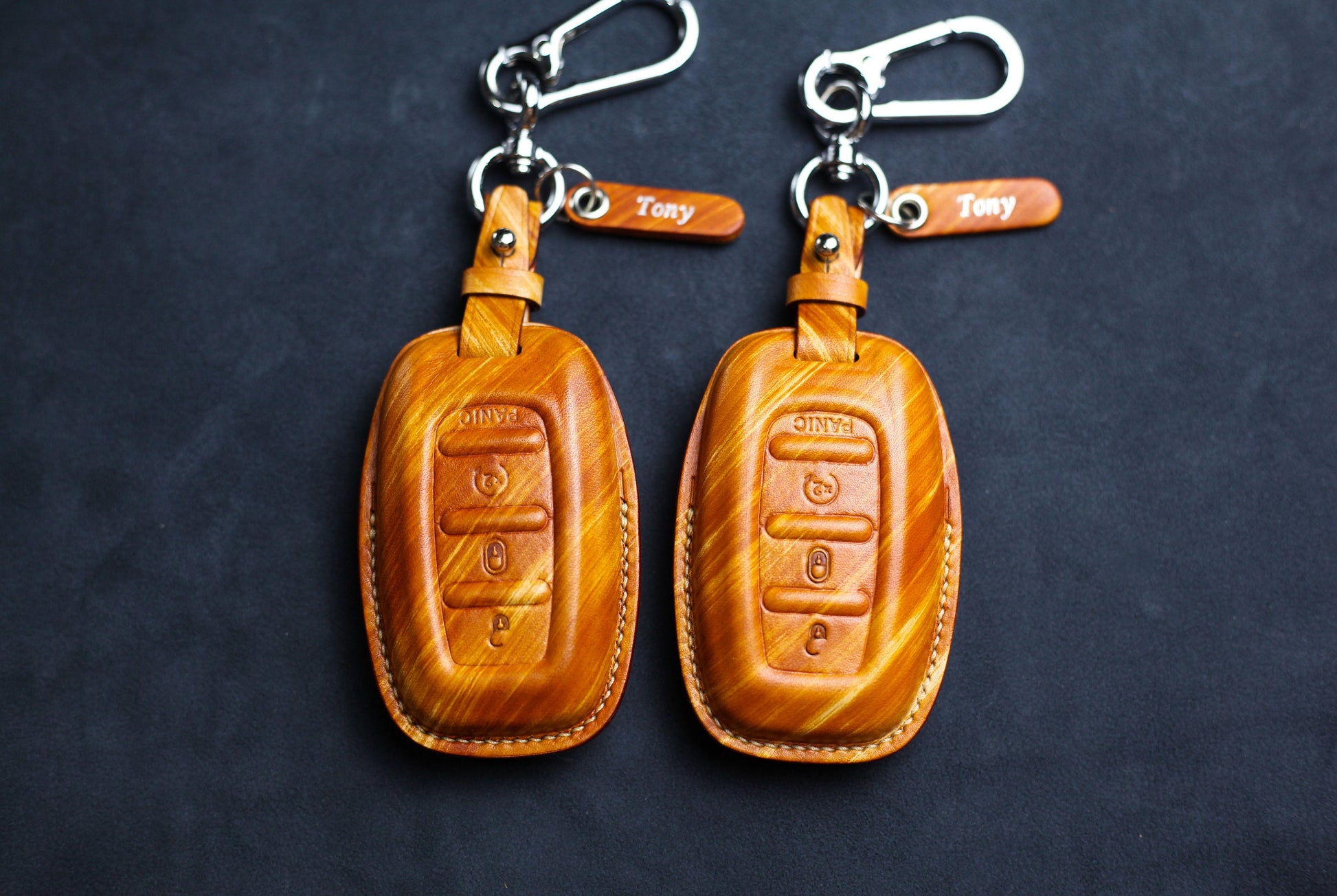 For Chryslerr Pacifica Key Fob Cover Minivan Keyless Case Chryslerr 300 Key Case Voyager 2020 2021 2022 2023 Keyless Holder Keychain Lanyard