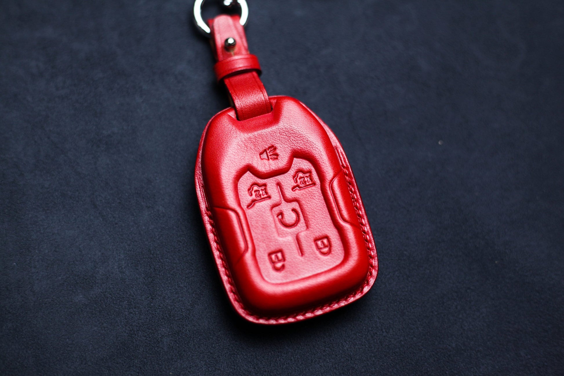 Cover Fit For Acadia Denali Key Fob Case G.M.C AT4 2020 2021 2022 Smart Remote Case Yukon Trim Sle Slt Sierra Denali Ultimate Keyless Case