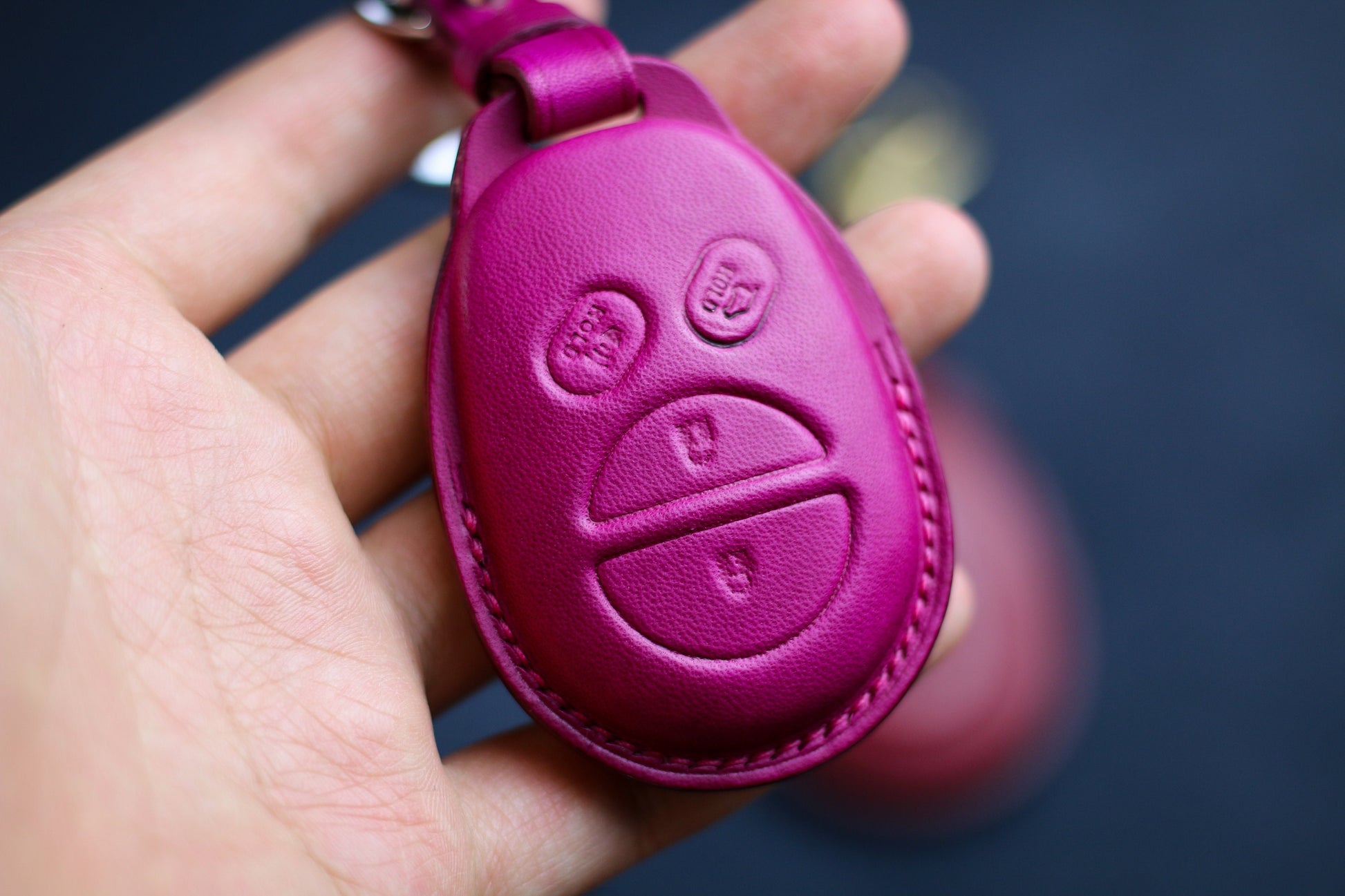 For Tundra Tacoma 2013 2014 2015 Sequoia Sienna Highlander Rav4 Leather Key Fob Cover Case Remote Holder Keychain Shell Pouch Protect