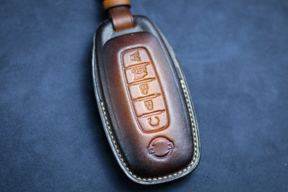 For 2023 2022 Rogue Pathfinder Xtrail Ariya Z Titan Frontier Qashaqai key Fob Case Cover, Keychain Altima Juke Armada keyless Accessories