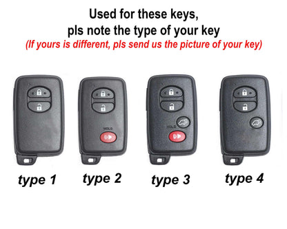 Cute Cover Toyotas 2020 Land Cruiser Key Lc200 Prado Toyotas 86 Prius Rav4 Avalon Highlander Venza 4Runner Sequoia Keychain Remote Key Case