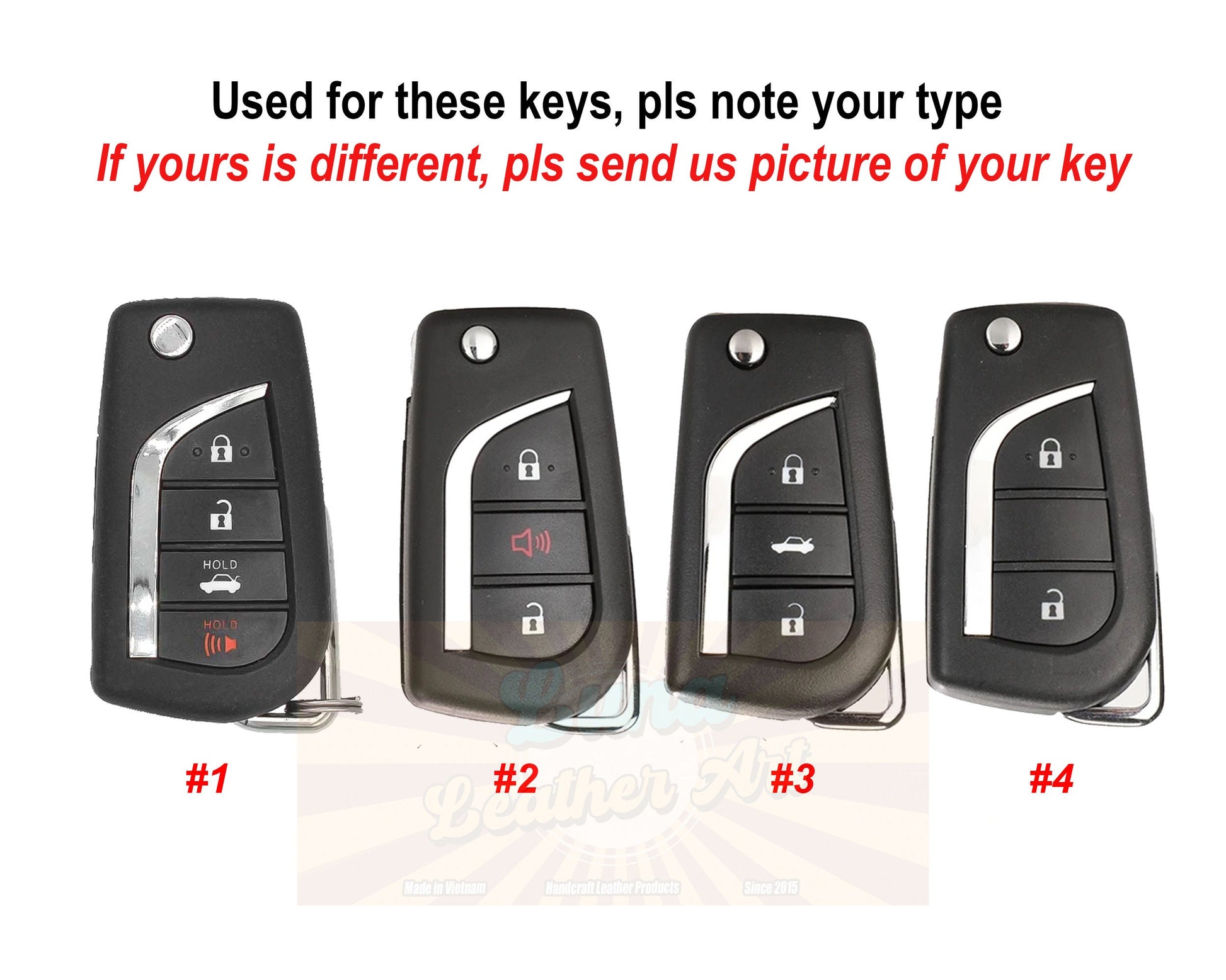 Leather Cover For Flip Key 2015 Camry 70 Prado Prius CHR Clicker Hilux Corolla Key Fob Case Folding Flip Remote Holder Prius Accessories