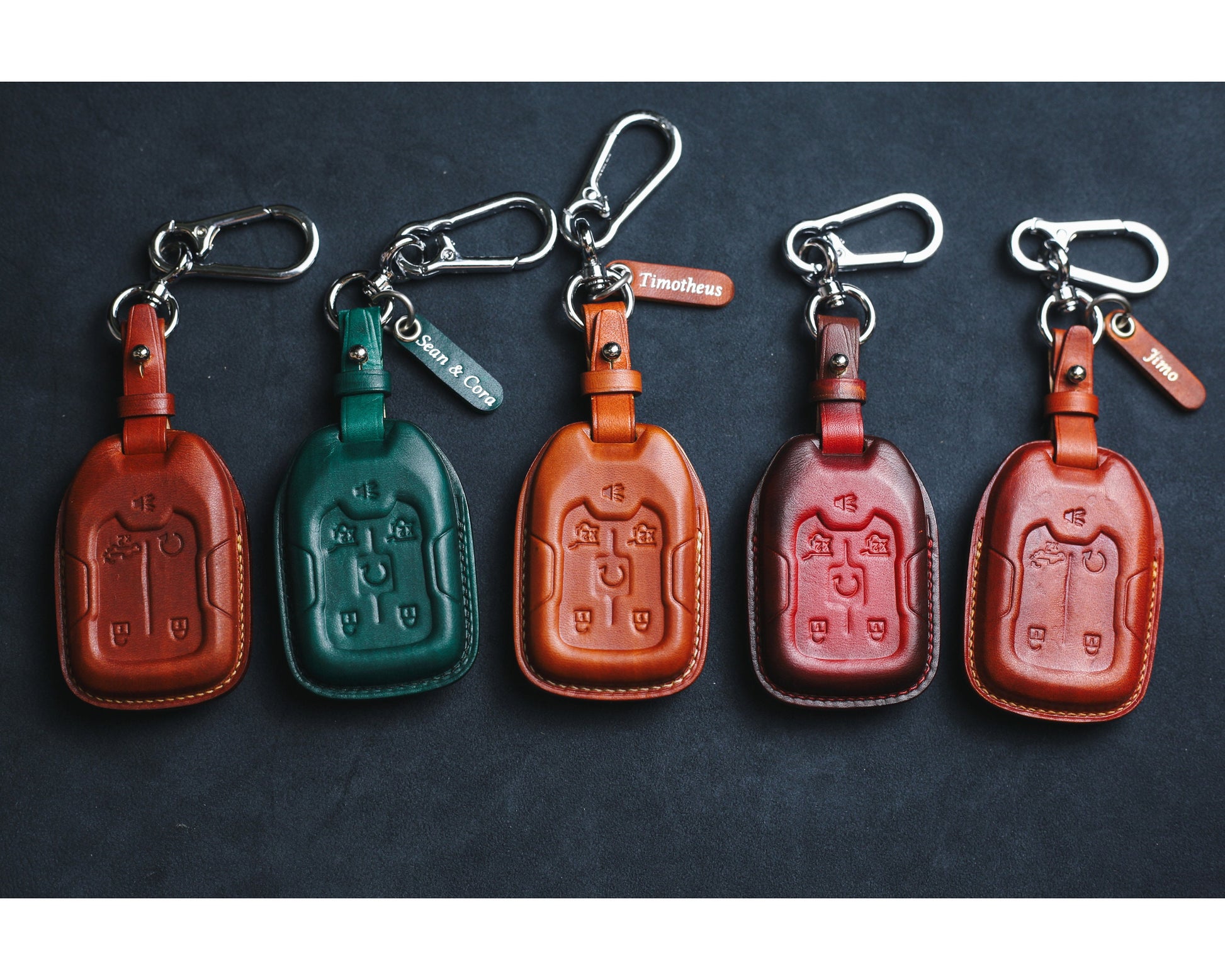 3 4 5 6 Buttons Key Suburban 2021 2022 2023 Fob Cover Terrain Remote Case Leather Yukon XL G-M-C Accessories Keyless Holder Lanyard Name Tag