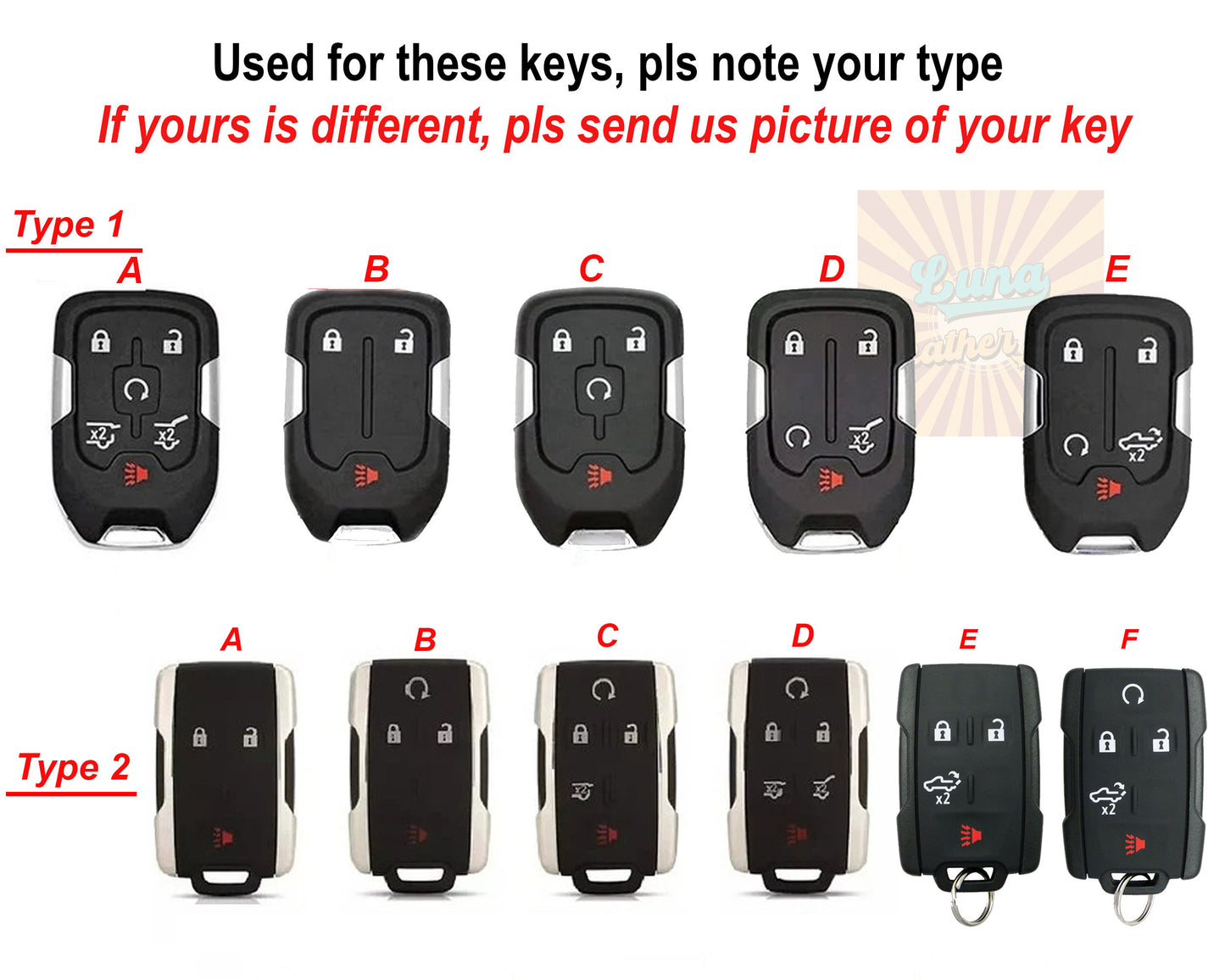 Cover Fit For Acadia Denali Key Fob Case G.M.C AT4 2020 2021 2022 Smart Remote Case Yukon Trim Sle Slt Sierra Denali Ultimate Keyless Case