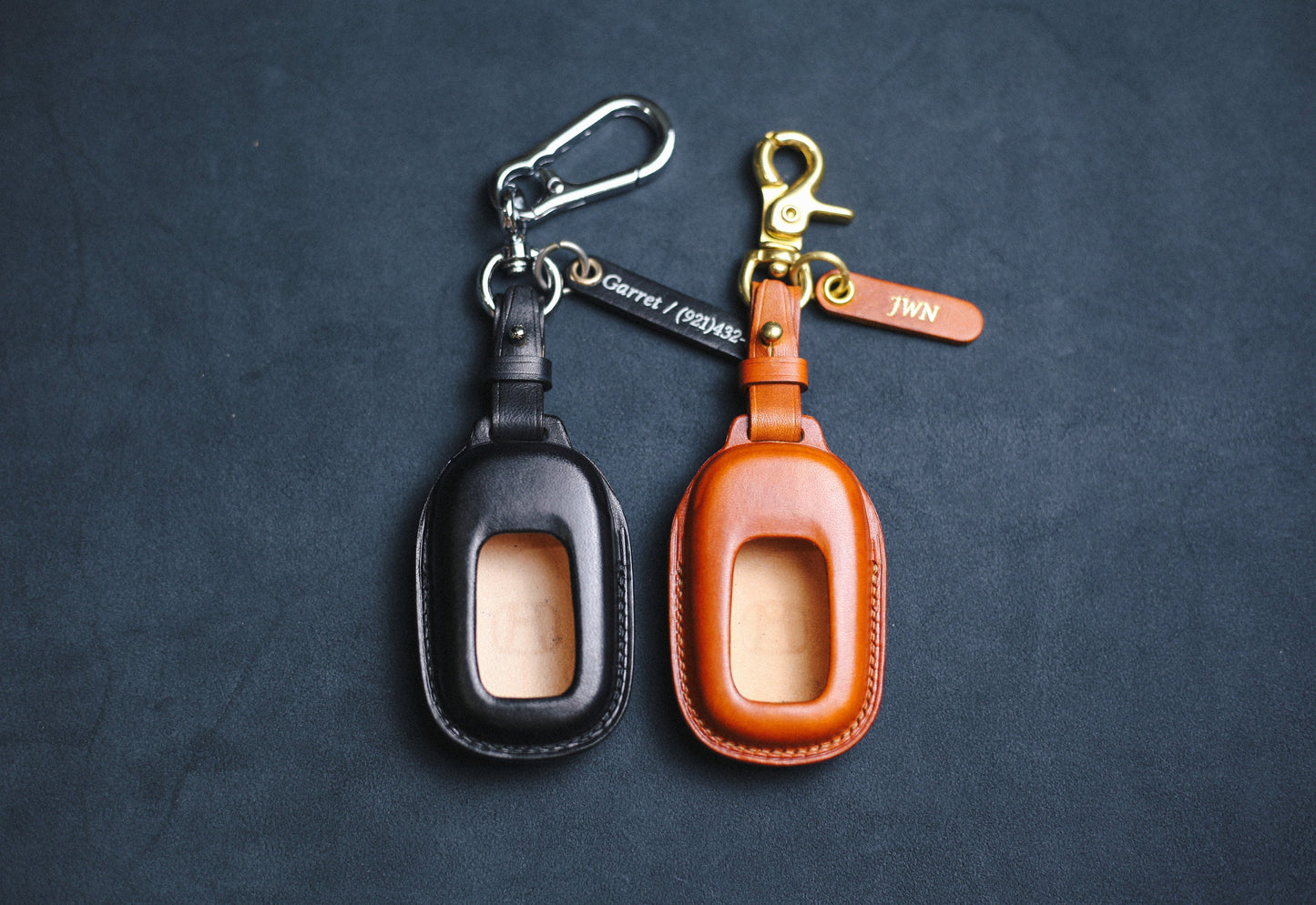 For 2023 Hondaa Leather Key Fob Cover Case Hondaa Civic Passport Accord Ridgeline Vezel Crv C RV Hrv Insight Pilot Keyless Remote Holder