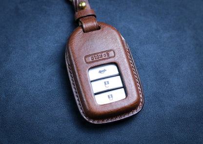 Cover For Hondas Accord Key Fob Ridgeline Civic Vezel CRV Jazz Jade Crad HRV Insight Pilot Fit Key Fob Case Remote Holder Keychain Clip