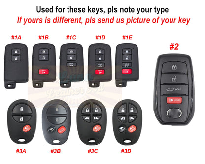 2023 Tacoma TRD Pro Leather Key Fob Cover Case 2023 Tacoma Trd 4x4 Sport Pickup Truck Keychain Keyless Remote Holder Shell Protect pouch