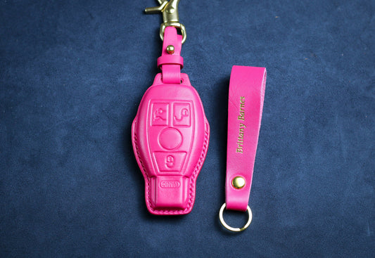 Key Fob Cover For Mercedesss S E C Class 63 GLC Amg W203 W210 W211 W124 W202 W204 W205 W212 W221 W222 W176 Benz Smart Remote Holder