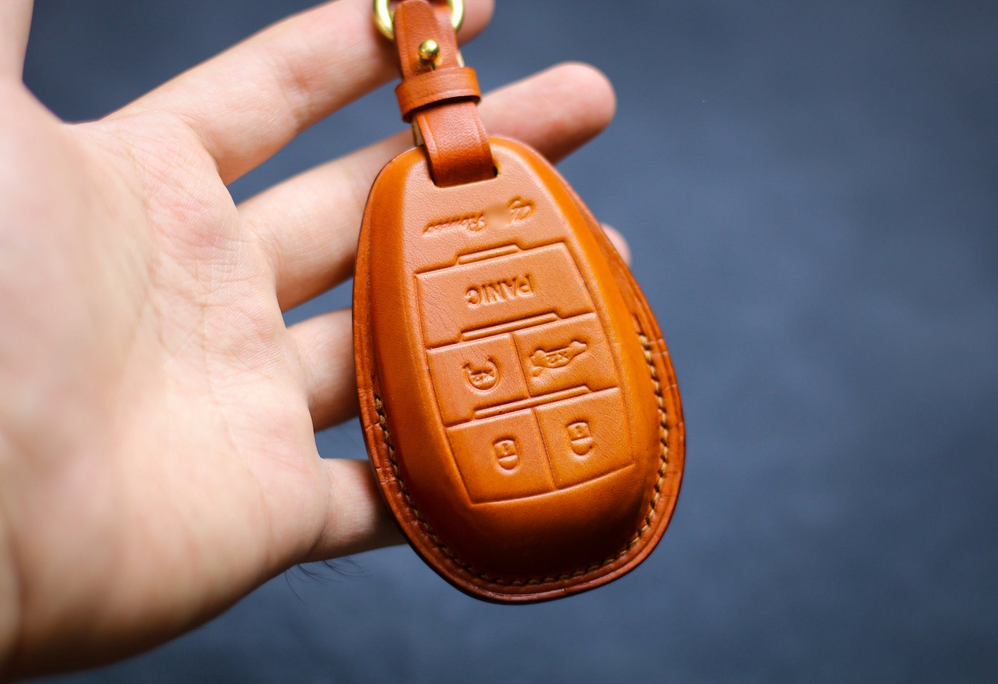 For 2021 2022 Alfaa Giulia Stelvio Romeo Mito Giulietta 2016 2017 2018 2019 2020 Leather Key Fob Cover Case Keychain Remote Holder Accessory