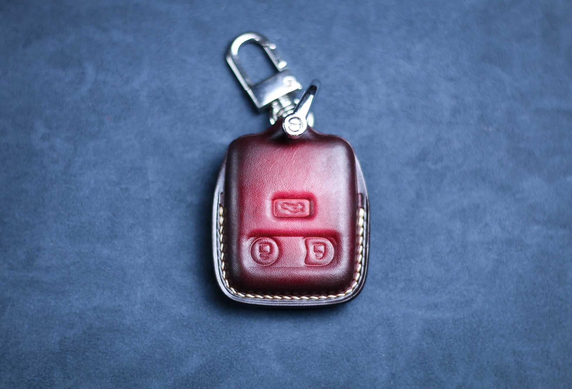 Leather Key Fob Cover For 2003 2004 2005 2006 2007 F100 F150 F250 F350 2008 Remote Case Key Holder Escape Explorer Sport Keychain Lanyard