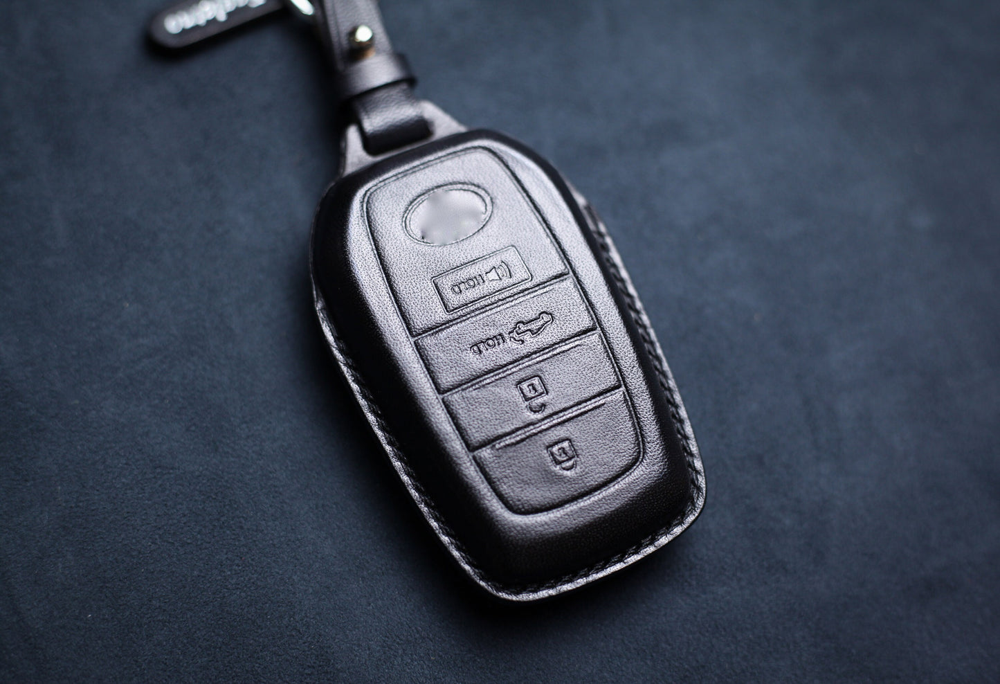 Key Cover For 2021 2022 2023 Venza Tundra SR5 TRD Pro Sequoia SR5 Fob Case Leather Toyotas Truck Keyless Remote Holder Tundra Accessories