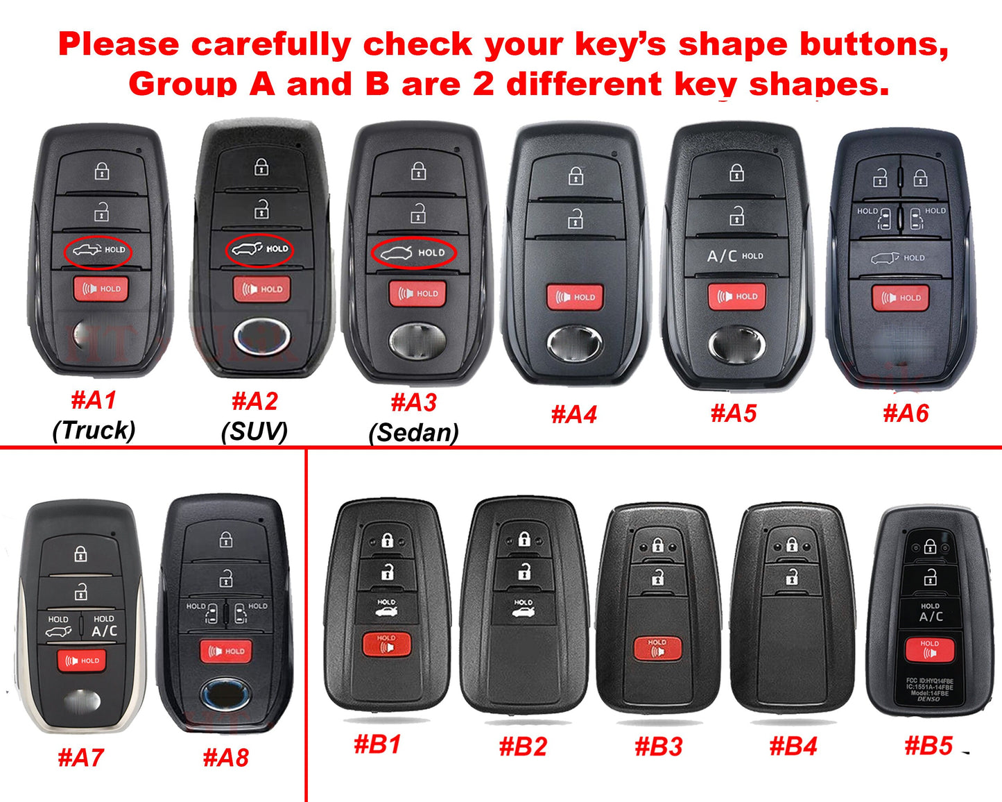 Customized Emblem Cover For 2024 Tundra Key Fob Case 2023 4Runner Remote Sr5 Premium 4 Runner Trd Pro OffRoad Sport Limited Suv Tundra Case