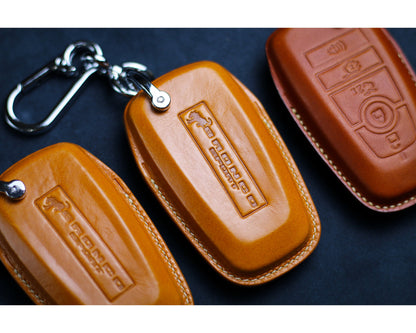 Customized Emblem Logo Remote Cover For 2024 Bronco Bigfoot Key Fob Case 2023 Bronco Sport Keyless Holder Custom Bronco Sasquatch Keychain